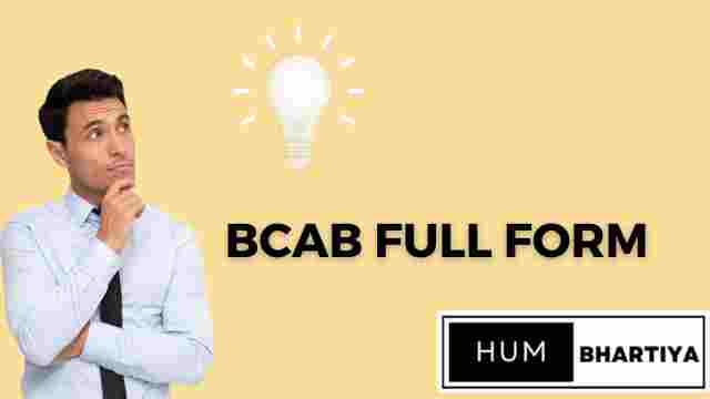 BCAB Full Form