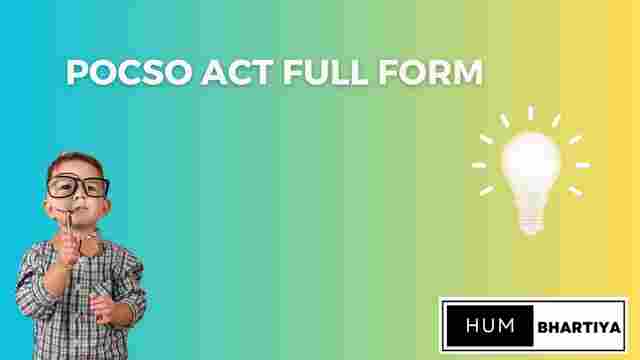 pocso-act-full-form